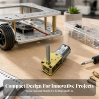 High Turning Power Gear Motor With | Vertical Output Shaft, Worm Gear Motor, for Robotics