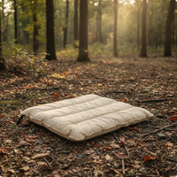 Chair Cushion with Straps Padded Folding Chair Cushion Removable for Camping