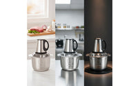 Stainless Steel Electric Meat Grinder 3-Speed Meat Grinder Compact Appliance Countertop for Meal Prep, Kitchen