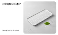 Twotier Colander Tray multifunctional Draining drainer tray to Clean for Families