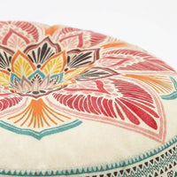 Bohemian Mandala Floor Pillow Cover, Decorative Bohemian Seating Throw, Thickened Round Meditation M - Image 8