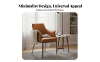 Upholstered Armchair Sturdy Frame Upholstered Scoop Chair Easy to Clean