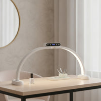 Arched Manicure Lamp Foldable Nail Lamp LED Half-Moon Light Wireless Controller Control for Makeup Artists