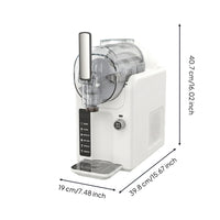 Countertop Slushie Machine Multifunction Slush Machine Fast-Freezing Slushy Maker Compact for Home Hosts, Small Business Owners, Kitchen, Cafe