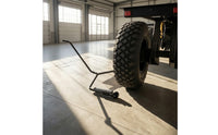 Tire Handling Trolley Wheeled Tire Trolley with Rollers Ergonomic for Hobbyists, Farmers, Workshops
