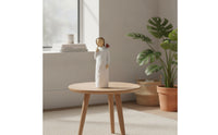 Girl Angel Figurine Resin Angel Figurine with Bird Minimalist for Shelf