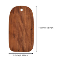 Food Grade Acacia Serving Board Sturdy Serving Board with Hanging Hole Flat Stable for Kitchen