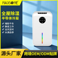Dual-Core Desktop Dehumidifier with Air Purification and Aroma Function
