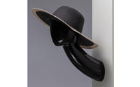 Space Saving Wall-Mounted Mannequin Head Glossy Wall Mounted Mannequin Head Molded Easy to Install for Salons, Boutiques, Retail Stores