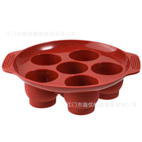 FCM认证硅胶蛋托escargot baking dish外贸焗螺盘西餐蜗牛盘烤盘