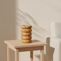 Marble Vase Weighted Cylindrical Vase Minimalist for Entryway