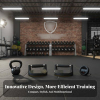 2 Pieces 360 Rotation Press-up Stands Ergonomic Grip Rotating Press-up Handles Strength Training Equipment for Fitness Fans