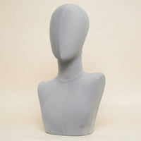 Velvet Head Mannequin Stable Base Velvet Mannequin Head Hairpiece Display Stand for Shop Owners