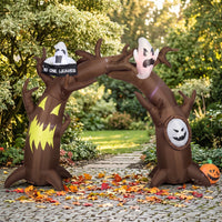 Inflatable Arch with Lights Lighted Inflatable Arch Spooky Decoration for Yard, Lawn, Party
