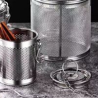Stainless Steel Brine Basket Easy to Clean Kitchen Utensil Reusable