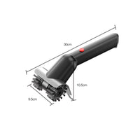 Steel Wire Power Brush Long Handle Rechargeable Barbecue Cleaner for Camping