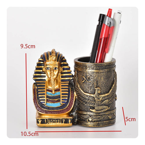 Egyptian Pharaoh Pen Holder Creative Design Home Decoration Vintage Design