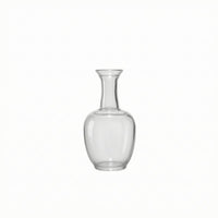 Clear Glass Vase Stable Flat Base Decor Piece 2 Mm Thick for Dried Flowers