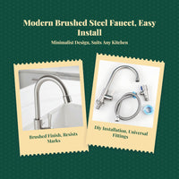 304 Stainless Steel Rotating Faucet
