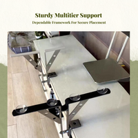 Ski Waxing Stand, Wall Mount, Non-Slip, for Garage