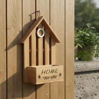 Wooden Wall Planter Multiuse Wood Wall Planter Space-Saving Home Decoration for Kids, Outdoor
