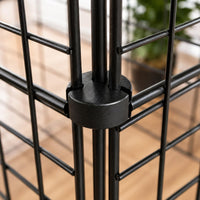 36 Pieces Wire Mesh Pet Fence Modular Door Panel Pen Sturdy