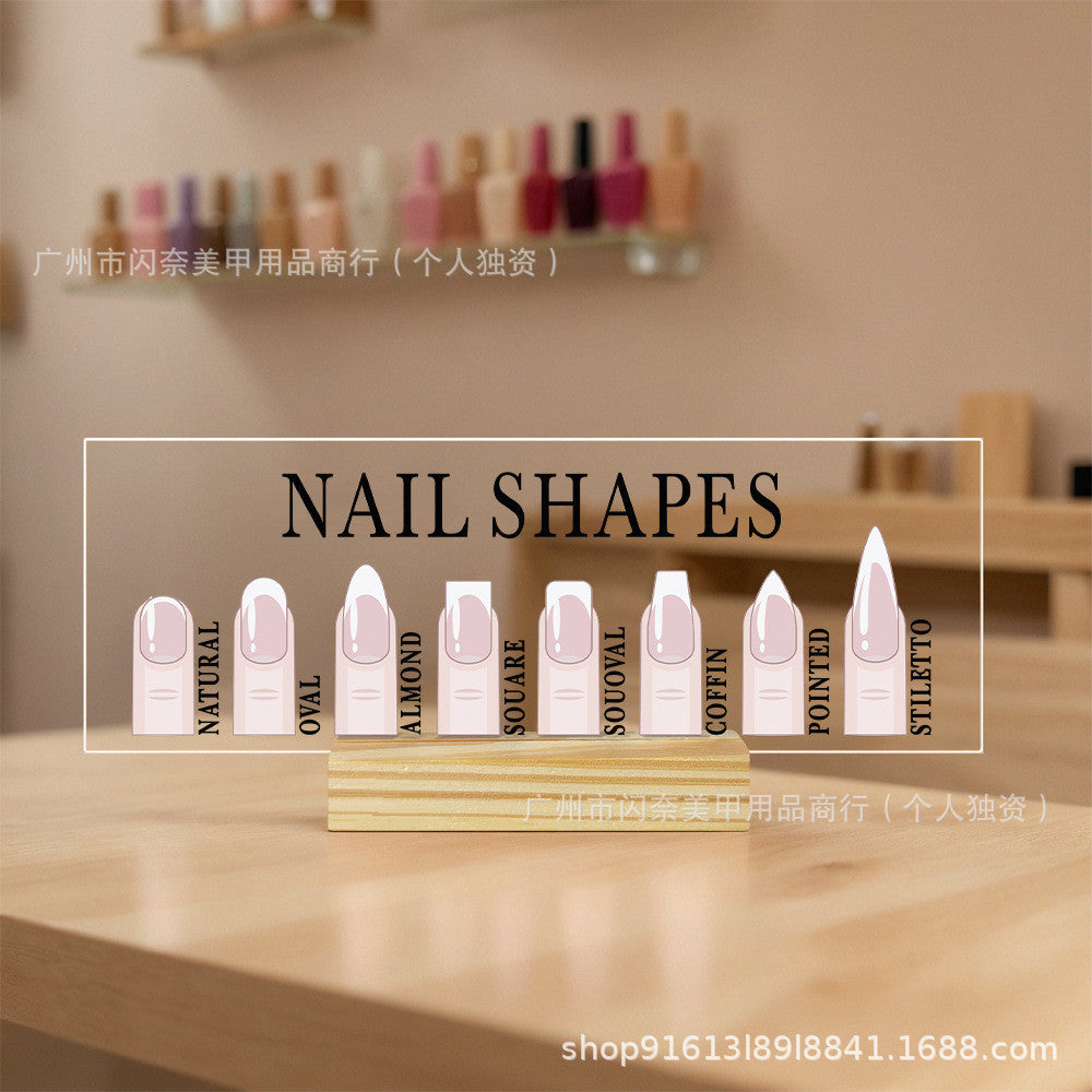 Acrylic Nail Art Display Stand and Storage Board for Press-On Nails