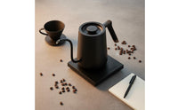 Electric Gooseneck Kettle Keep Warm Function Gooseneck Kettle Smart Coffee Pot Rapid Heating Ergonomic Handle for Baristas, Cafe