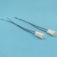 Under Cabinet Lighting Ceramic Base for Pin Base Bulbs, High Temperature Resistant Cabinet Lighting, 15cm Wire Length for DIY Projects, 12V