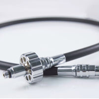 Rotating Scuba Hose Knurled Coupling Regulator Maintenance Hose Metal Fittings