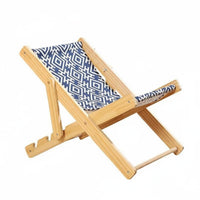 Solid Wood Frame Sisal Feline Scratcher Lounger Foldable Design Wooden Feline Lounger for Cats, Indoor