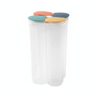 Sealed Food Storage Container Humidity-Proof Multi-Compartment Pantry Canister