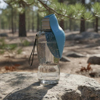 Portable Dog Water Bottle Food-Grade Material Outdoor Water Bottle for Dogs Includes Lanyard for Outdoor, Hiking