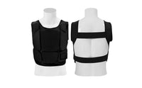 Segmented Combat Arts Chest Protector Impact Resistant Padded Chest Guard Sleeveless Sparring Vest with Adjustable Strap Shock Absorbing for Fighters, Combat Sports