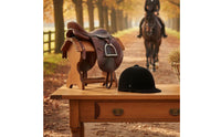 CE Certified Velvet Equestrian Helmet Sturdy Classic Riding Hat Easy to Maintain for Women, Men