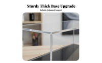 High Clarity Clear Acrylic Display Case Glue-without Acrylic Display Box Long-Lasting Construction for Collectors, Desktop