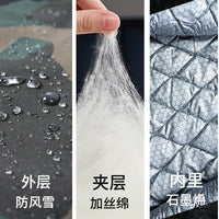 冬季男款防水棉服耐磨加厚保暖石墨烯棉袄大码防寒冷库迷彩劳保服