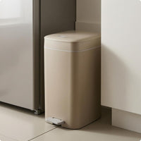 Trash Can Space-Saving Pedal Trash Can Easy to Clean Household Item for Kitchen, Lavatory