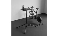 Foldable Floor Standing Laptop Table Multi-Purpose Tripod Laptop Stand Portable Computer Accessory Stable Metal Frame for Home, Office, Presentation