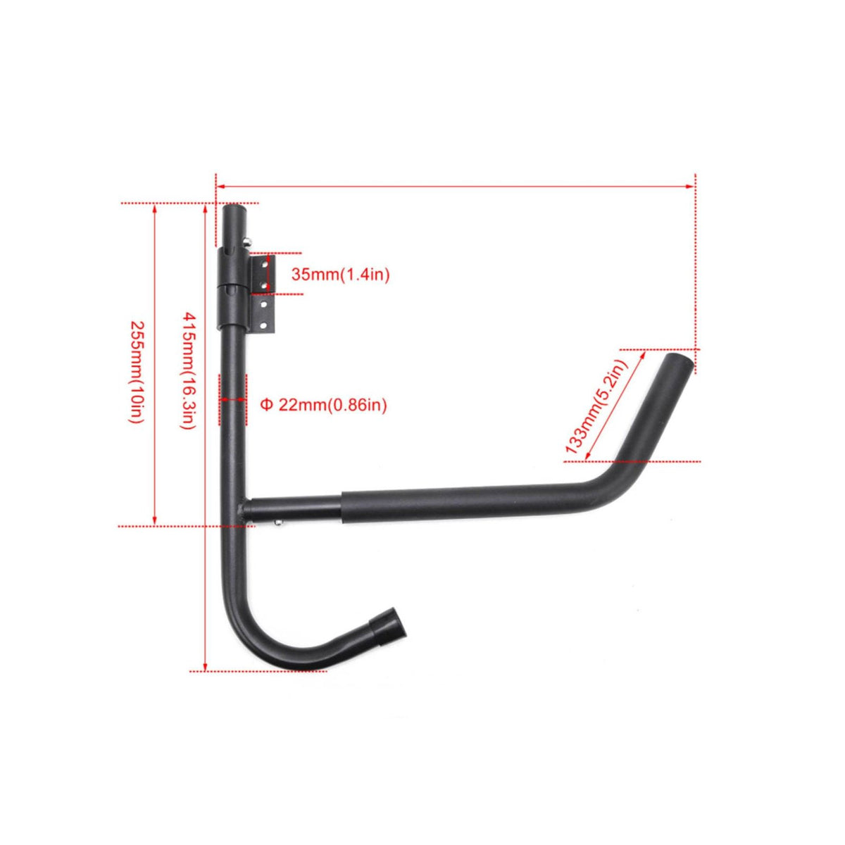 Rotating Kayak Rack Detachable Paddle Boat Wall Hanger Long-Lasting for Garage