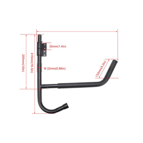 Rotating Kayak Rack Detachable Paddle Boat Wall Hanger Long-Lasting for Garage
