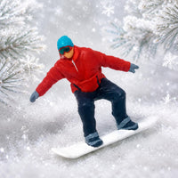 Collectible 1:64 Ski Figure Desktop Decoration Ski and Snowboard Miniature Refined Version for Collecting