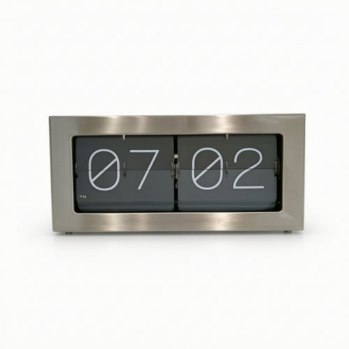 Mechanical Flip Clock Vintage-Style Flip Desk Clock Easy to Read for Living Room