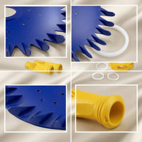 1 Kit Pool Cleaner Rebuild Kit Pool Cleaner Parts Kit Diaphragm Kit Suction Replacement Kit Long-lasting Plastic Chemical Resistant User-friendly Suitable for Swimming Pool Maintenance Repairs