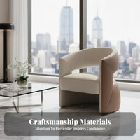 Sectional Guest Couch Light Luxury design Curved rear Armchair and Loveseat Set Modern Design Flexible Configuration for Clients