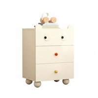 Creamy cream Finish 5-Drawer upright chest of drawers Minimalist Design Chest of Drawers adaptable Use Storage Furniture Modern aesthetic for Apartment Dwellers, Homeowners, Students, Bedroom, Living Room, Hallway