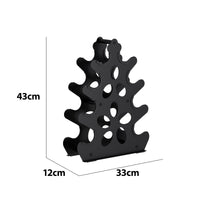 Coral Dumbbell Rack with Handle, Compact Space-Saving Home Fitness Storage Organizer