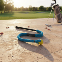 Builds Muscle Strength Golf Swing Training Rope Ergonomic Grip Golf Posture Corrector Increases Batting Distance for Practice Range, Home