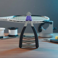 Stringing Starting Clamp 3-Spring Design Racket Starting Clamp Stable Clamping Badminton Stringing Plier for Home Workshop