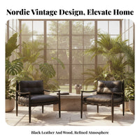 Upholstered Wood-Frame Armchair Nordic Design Theme Wooden Z-Frame Armchair Minimalist Design Easy Assembly for Readers, Bedroom